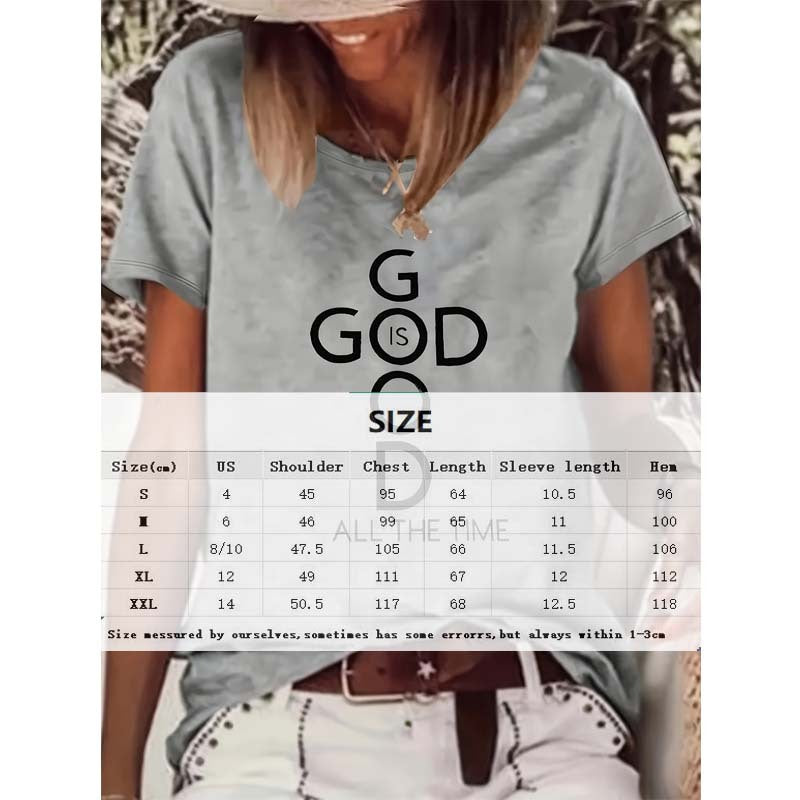 Uplifting "God Is Good" Graphic Tee - I Love Goods