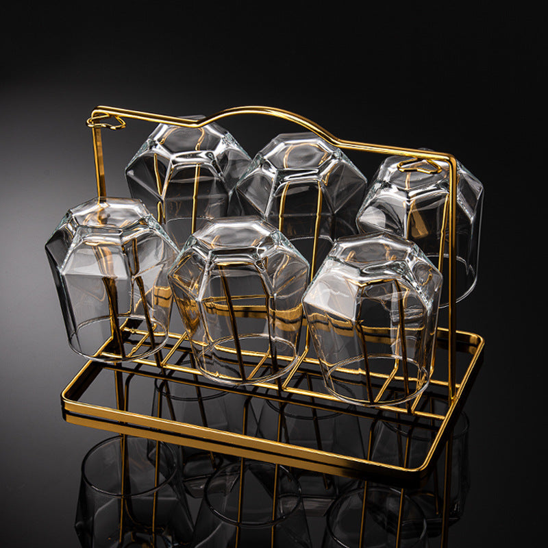 Handmade Crystal Tumbler Wine Glass - I Love Goods