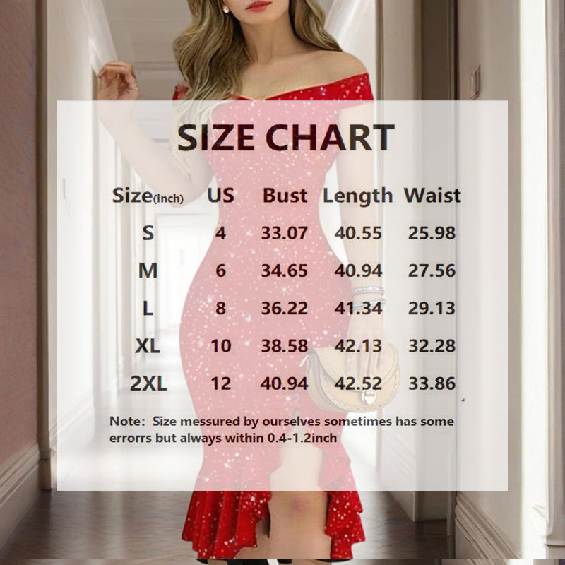 Showstopper: Sparkling Ruffled Bodycon - I Love Goods