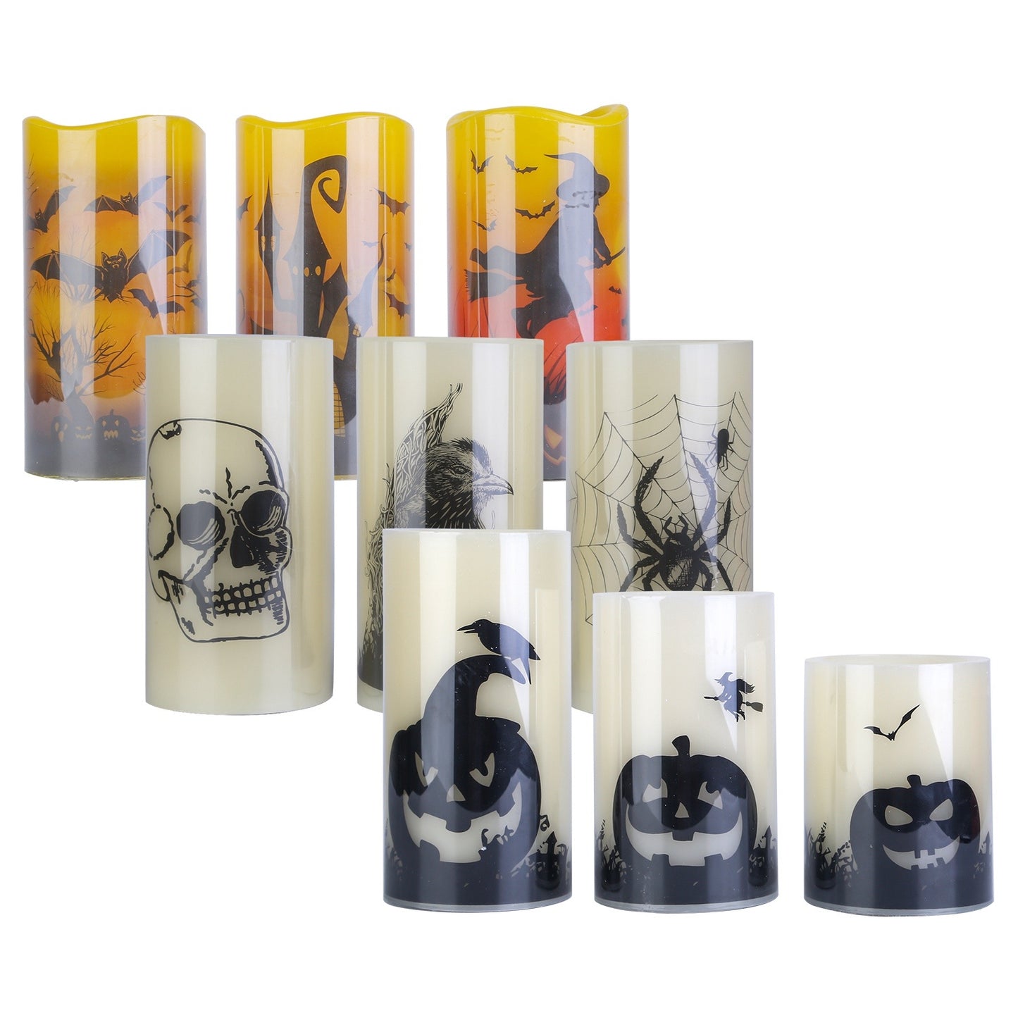 Spooky Glow 3PK Flameless Candles - I Love Goods