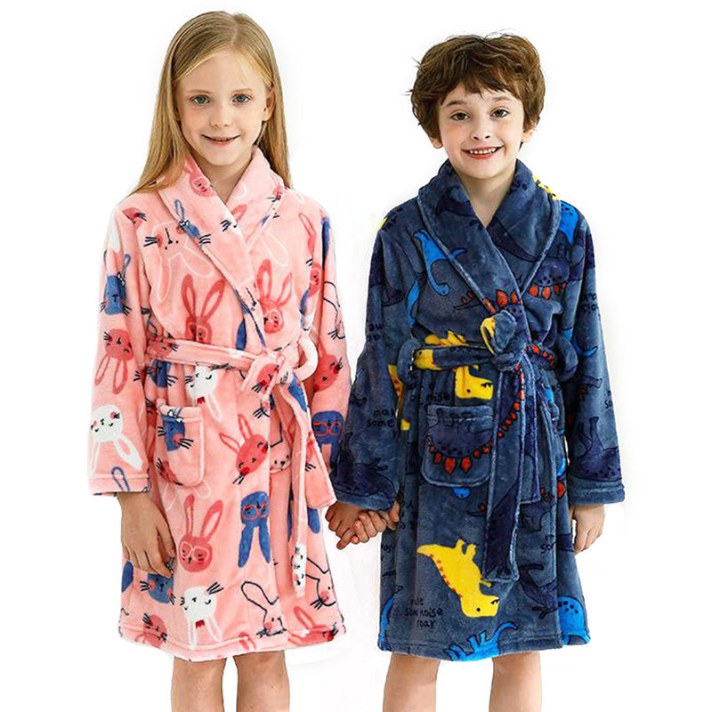 Kids' Plush Flannel Sleepwear - I Love Goods