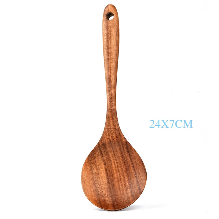 Natural Teak Wood Cooking Tool Set - I Love Goods