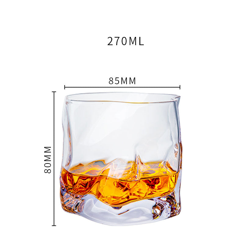 Handmade Crystal Tumbler Wine Glass - I Love Goods