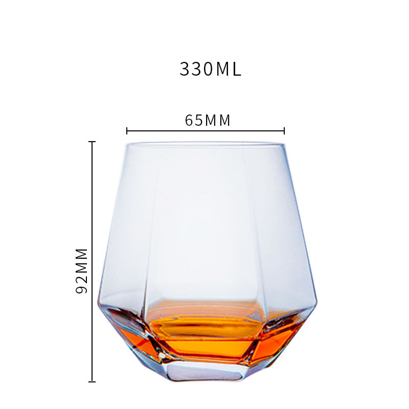 Handmade Crystal Tumbler Wine Glass - I Love Goods