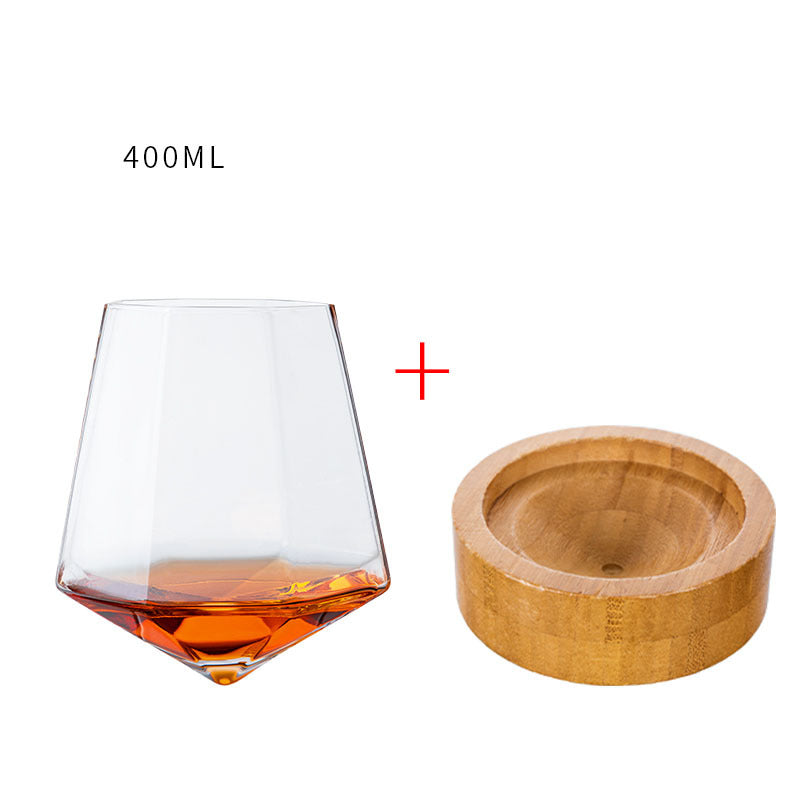 Handmade Crystal Tumbler Wine Glass - I Love Goods