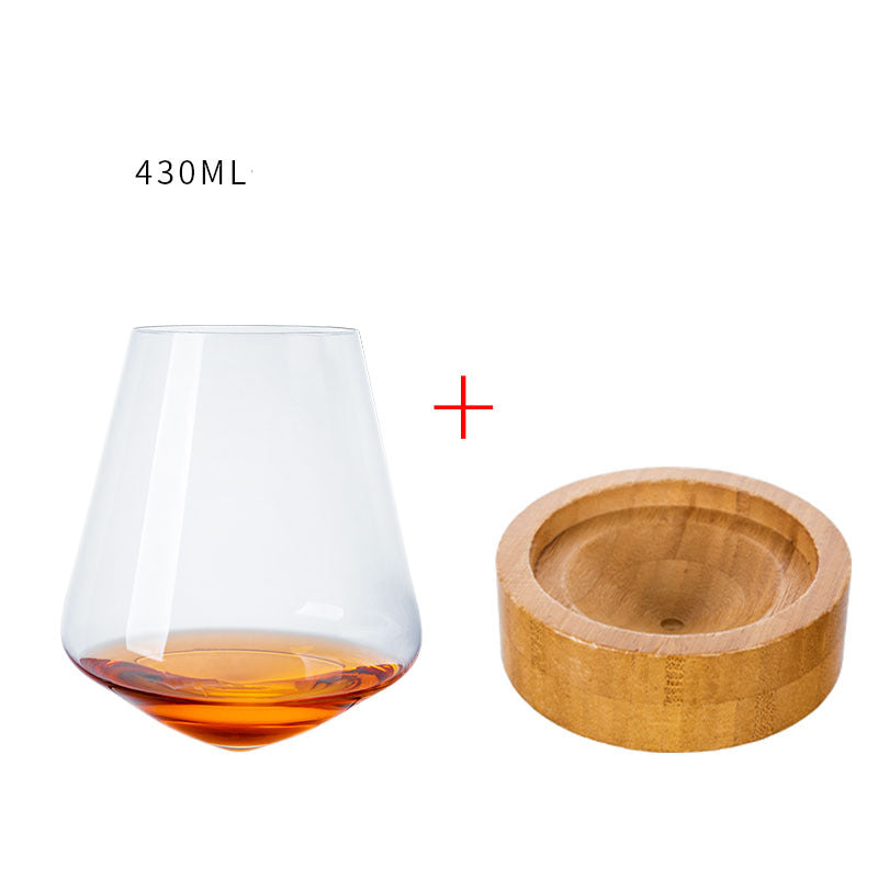 Handmade Crystal Tumbler Wine Glass - I Love Goods