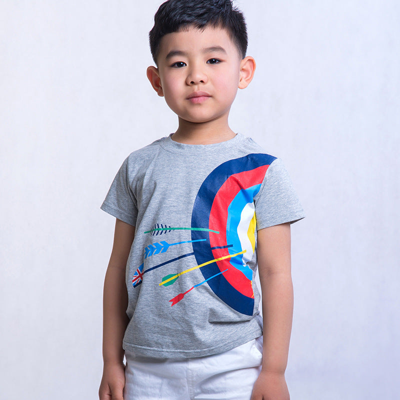 Boys' Trendy Cartoon Tee - I Love Goods
