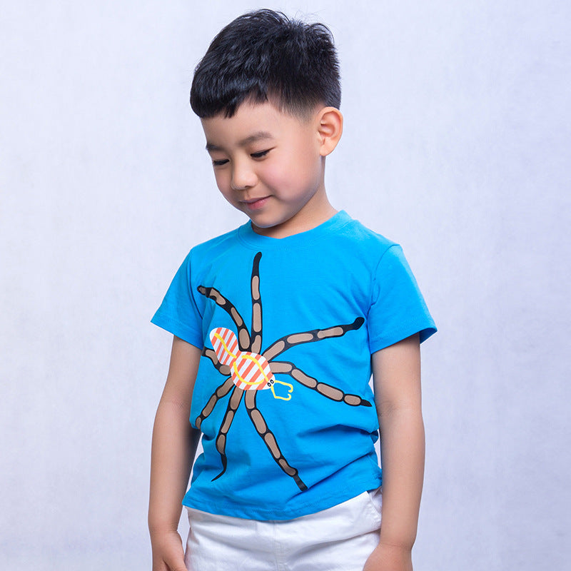 Boys' Trendy Cartoon Tee - I Love Goods
