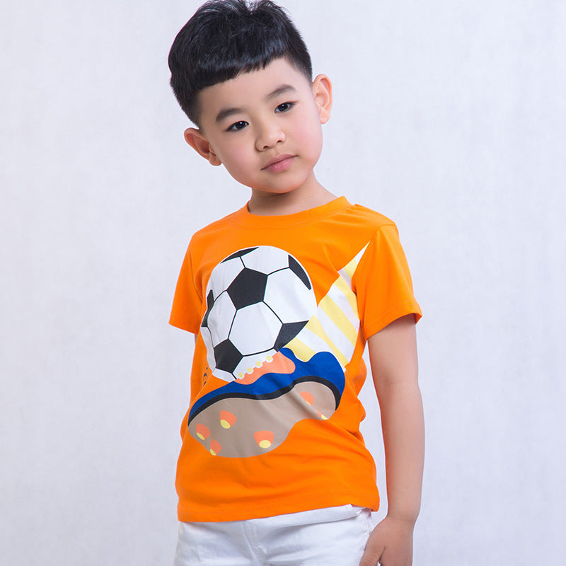 Boys' Trendy Cartoon Tee - I Love Goods