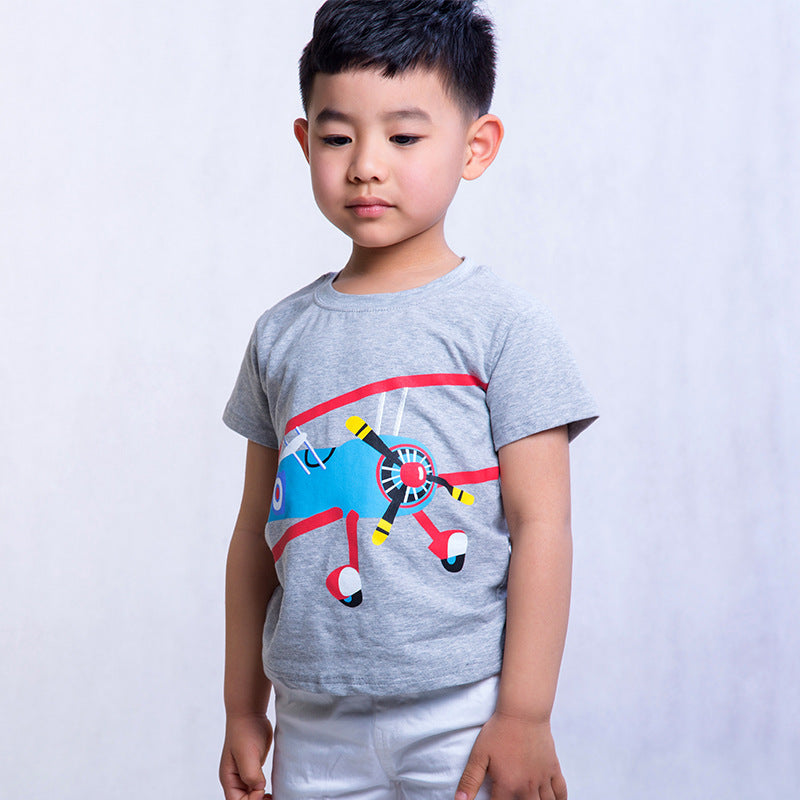 Boys' Trendy Cartoon Tee - I Love Goods
