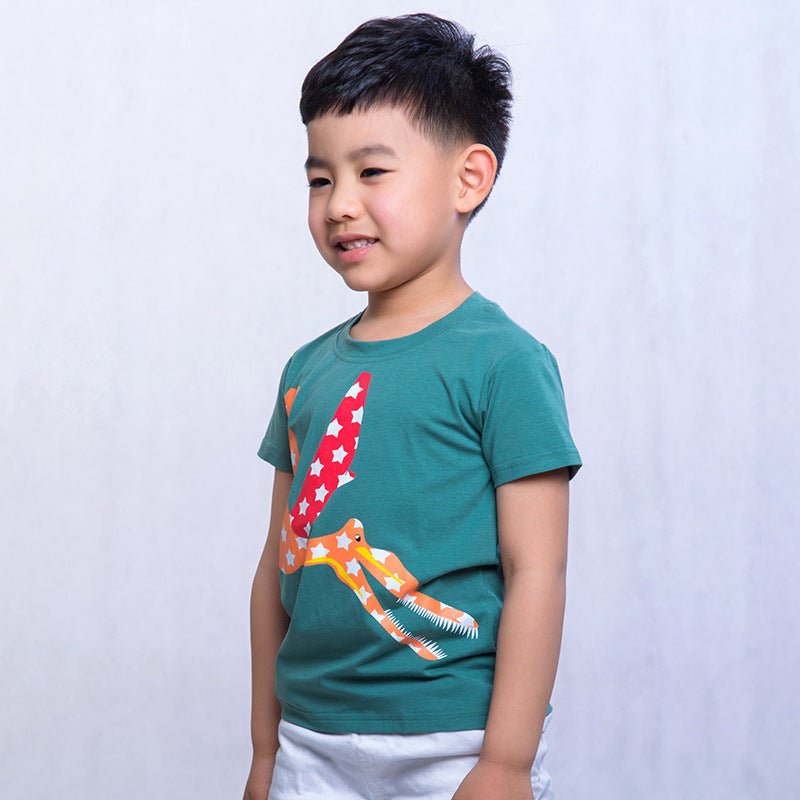 Boys' Trendy Cartoon Tee - I Love Goods