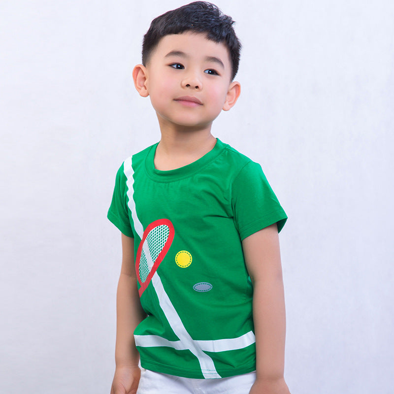 Boys' Trendy Cartoon Tee - I Love Goods