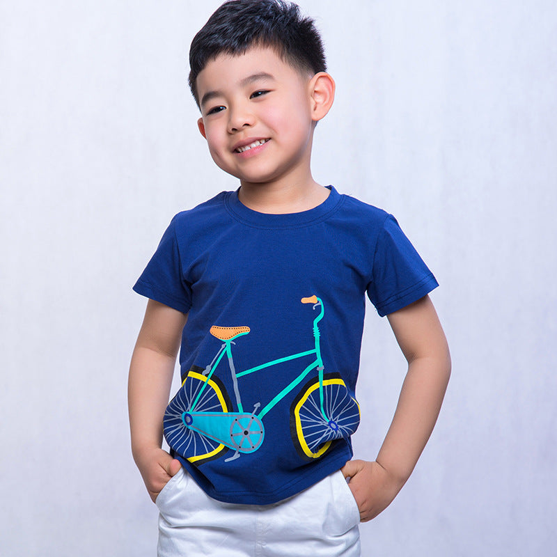 Boys' Trendy Cartoon Tee - I Love Goods
