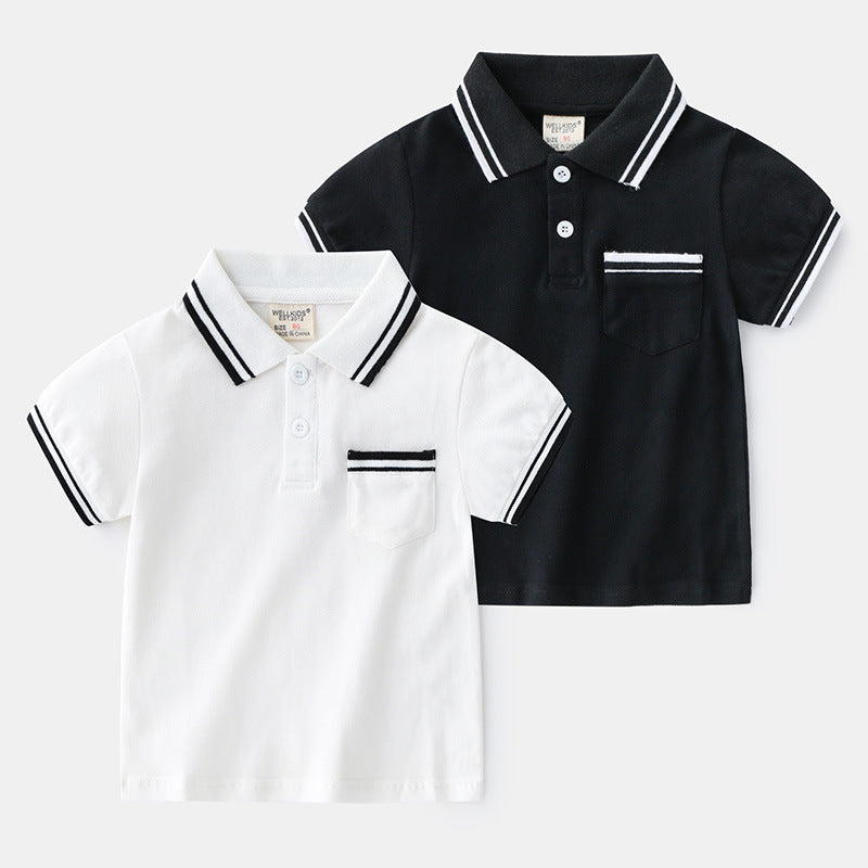 Boys' T-Shirt Summer Polo Shirt - I Love Goods