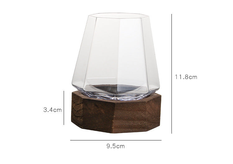 Handmade Crystal Tumbler Wine Glass - I Love Goods