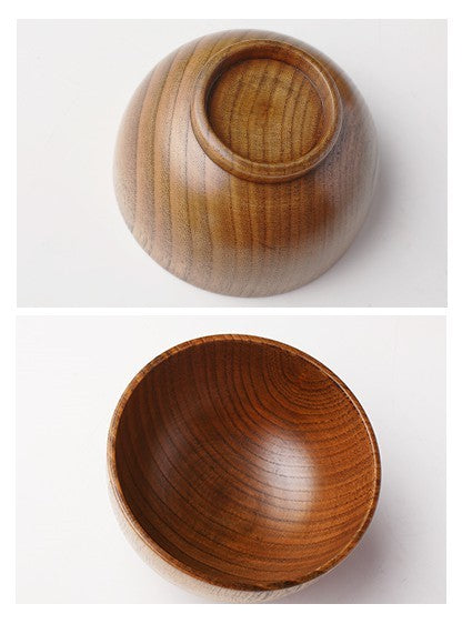 Retro Japanese style wooden tableware - I Love Goods