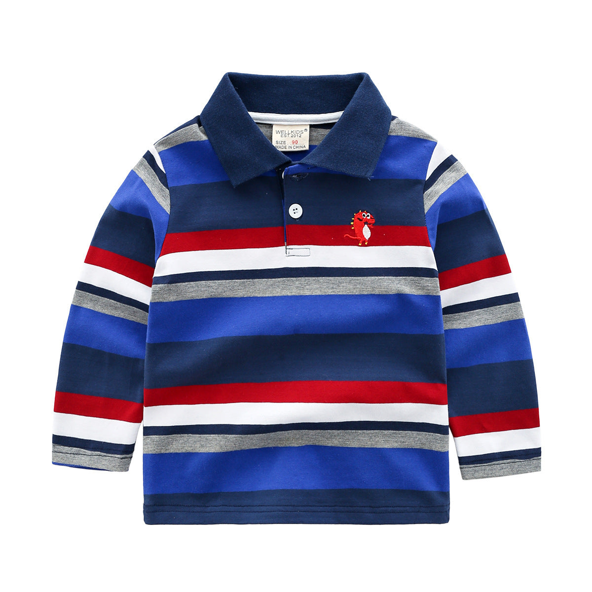 Boys striped long sleeve T-shirt - I Love Goods