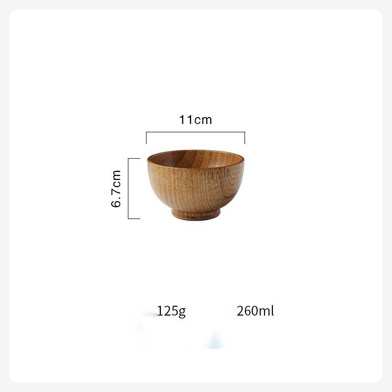 Retro Japanese style wooden tableware - I Love Goods