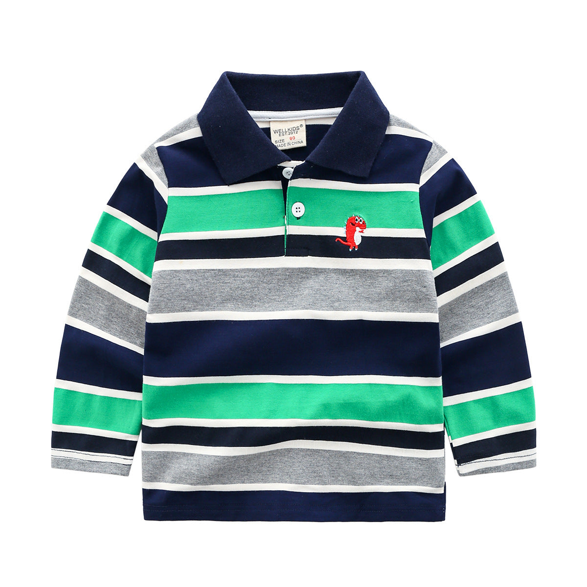 Boys striped long sleeve T-shirt - I Love Goods