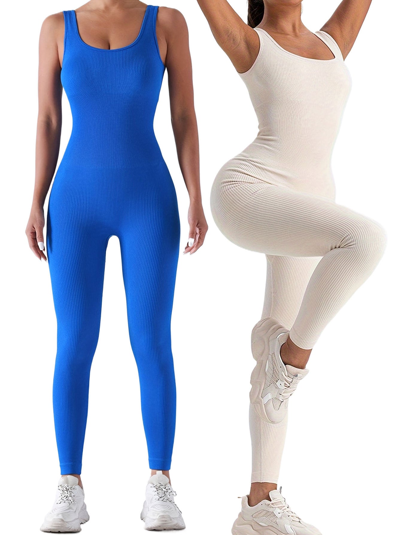 The Essential Ribbed Active Jumpsuit (2-Pack) - I Love Goods