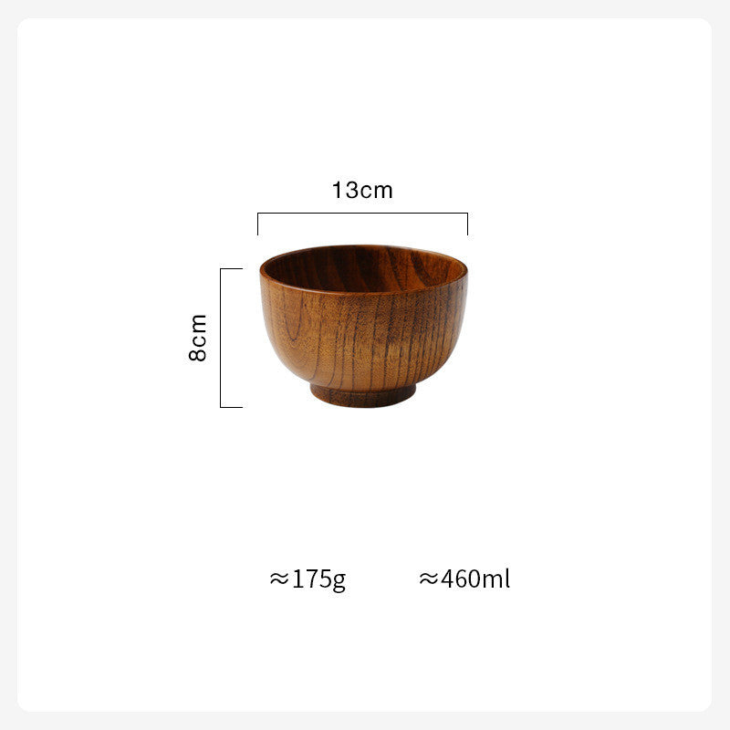 Japanese-Style Wooden Serving Bowls - I Love Goods