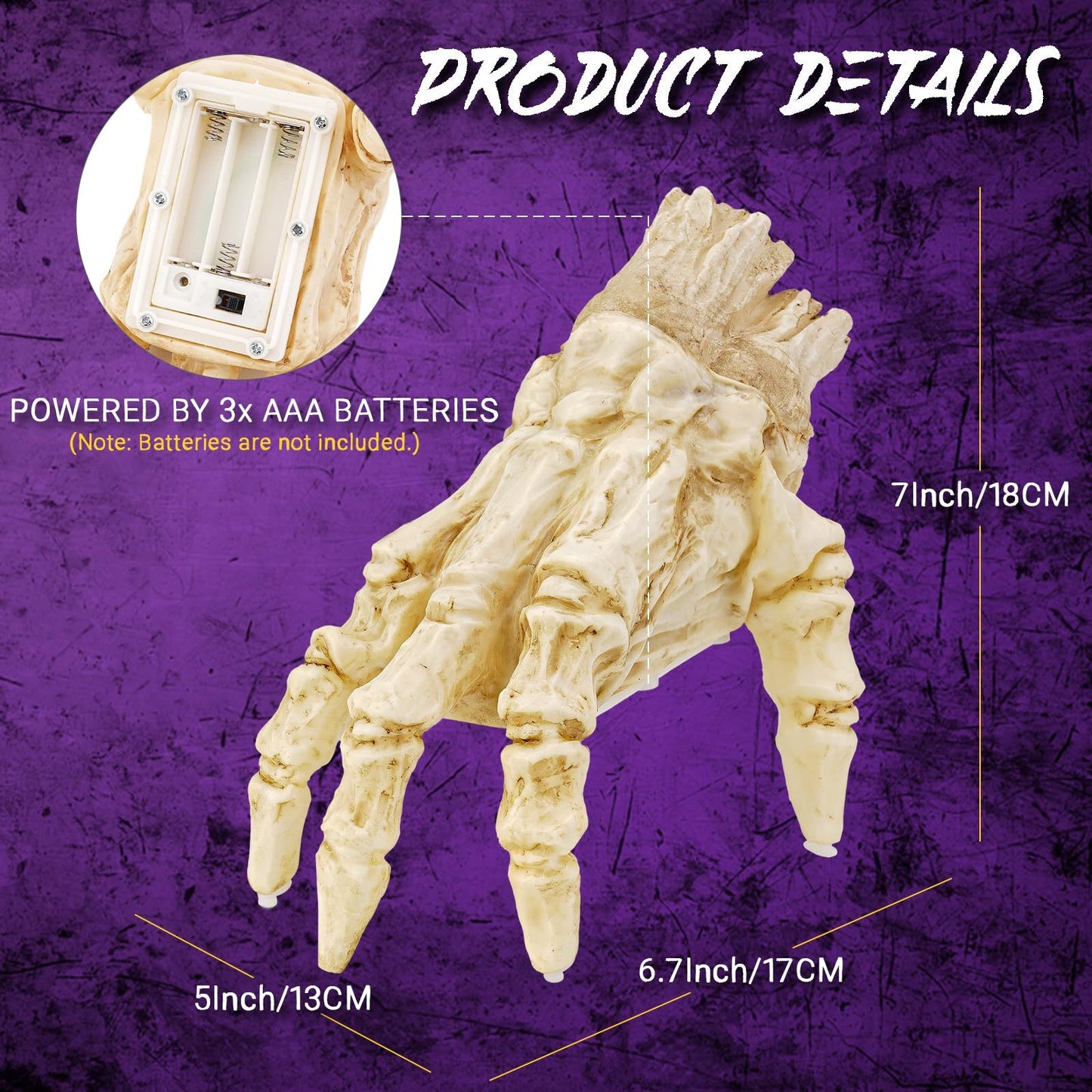 Animated Crawling Zombie Hand - I Love Goods