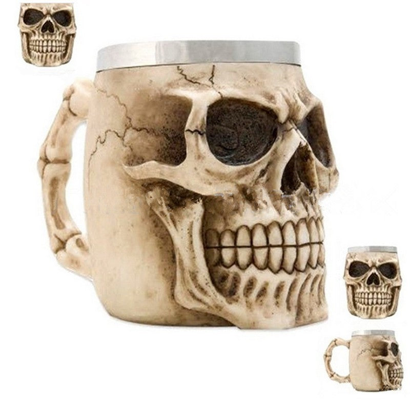 400ML 3D Skull Mugs Coffee - I Love Goods