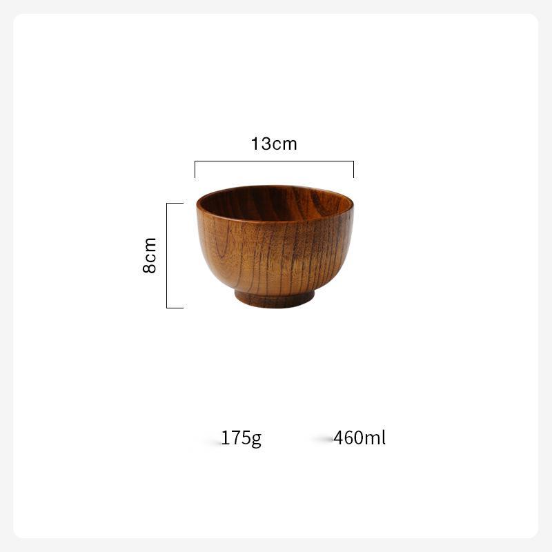 Retro Japanese style wooden tableware - I Love Goods