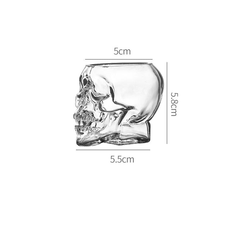The Gothic Skull Whiskey Tumbler - I Love Goods