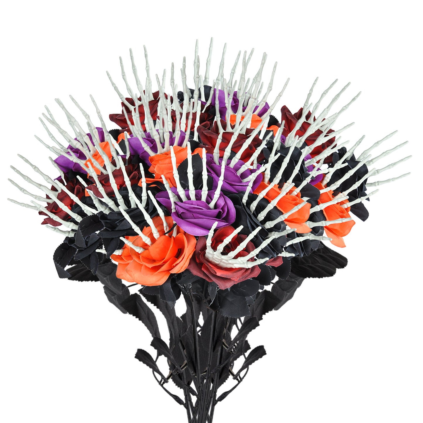 Gothic Skull Hand & Rose Decor - I Love Goods