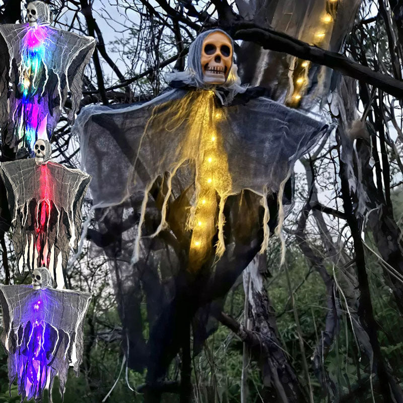 Outdoor Horror Hanging Skull Prop - I Love Goods