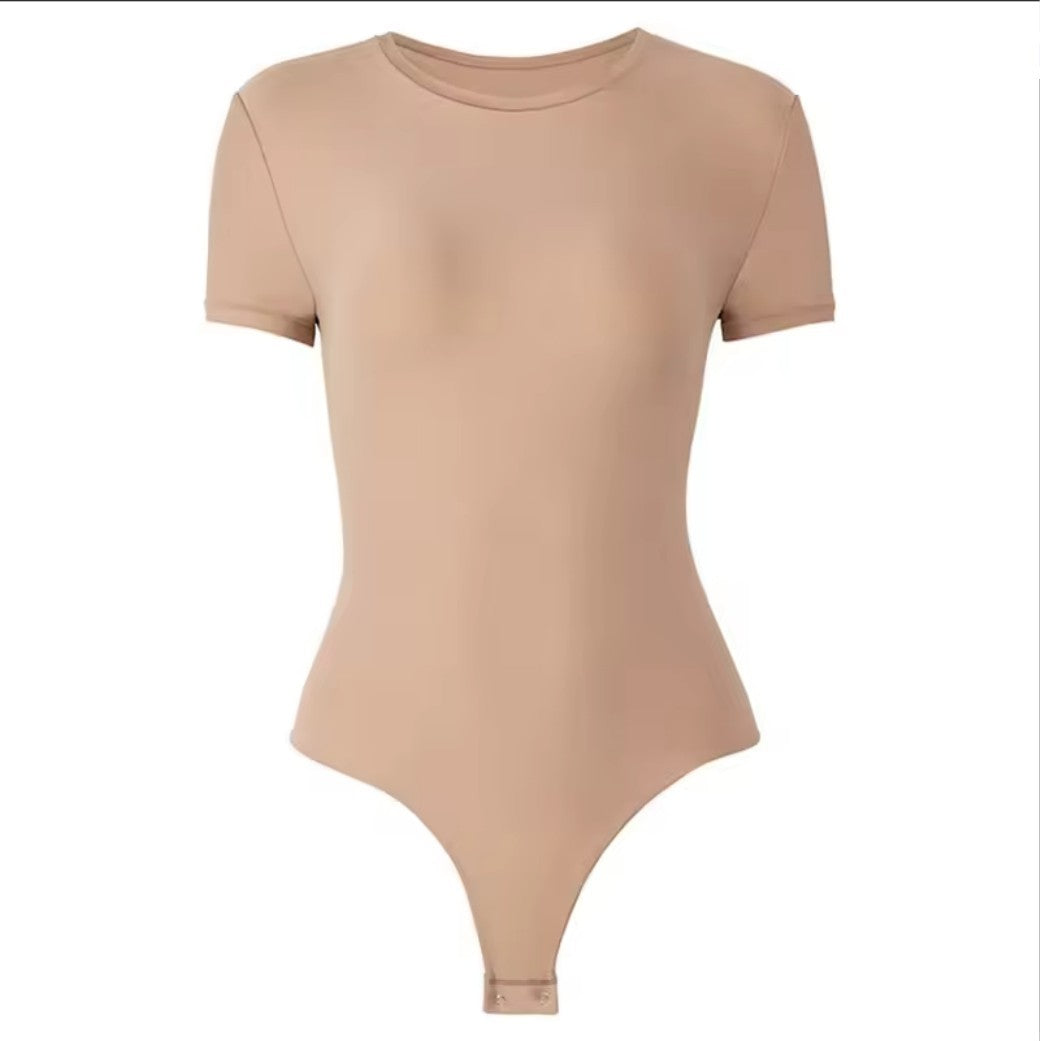 Second-Skin Short-Sleeve Shapewear - I Love Goods