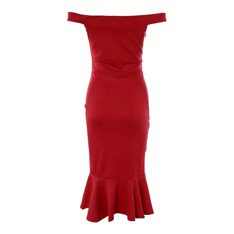 Showstopper: Sparkling Ruffled Bodycon - I Love Goods