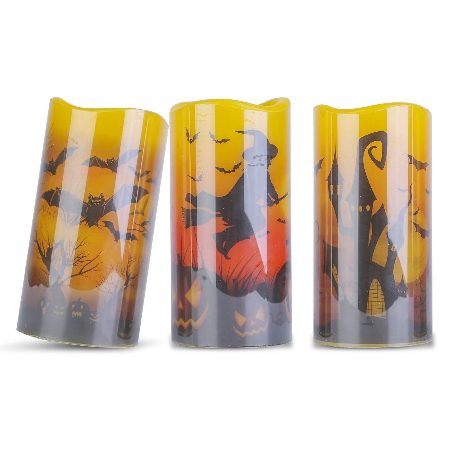 Spooky Glow 3PK Flameless Candles - I Love Goods