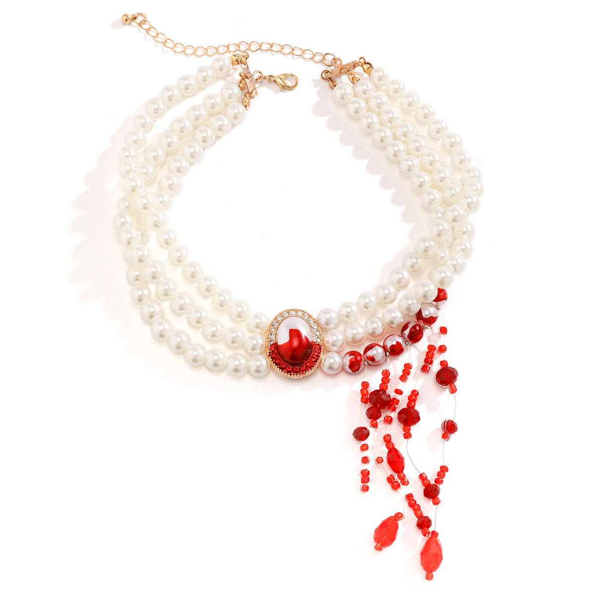 Halloween Pearl Collar Retro Gothic Style - I Love Goods