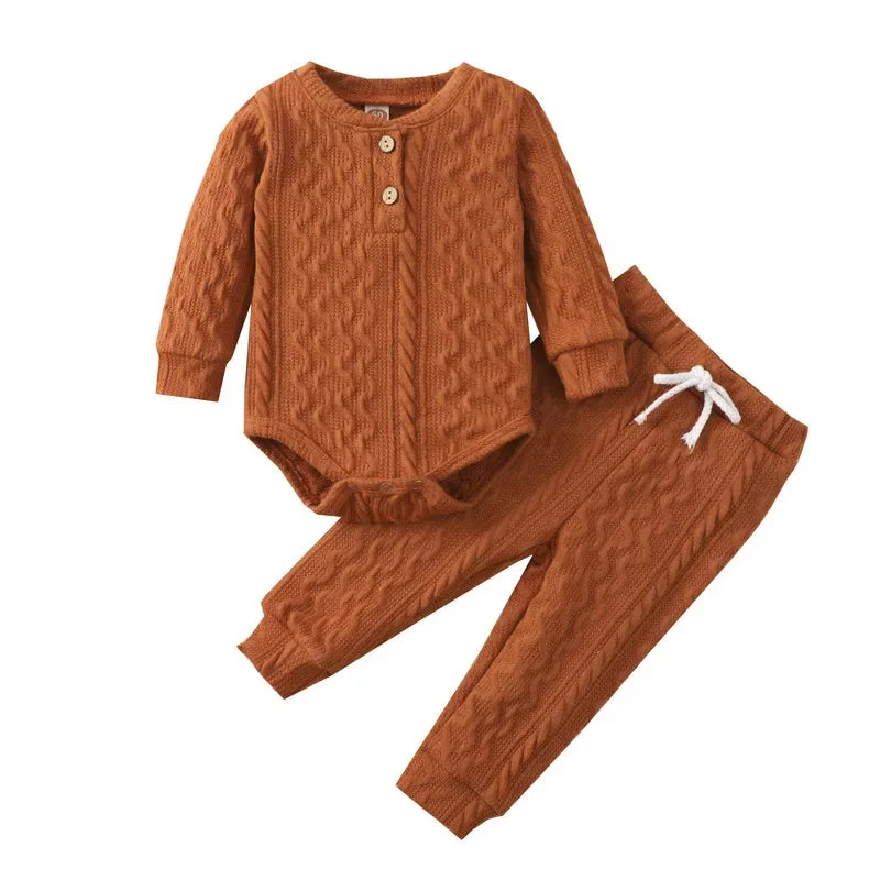 Chic Knit Baby Bodysuit Set - I Love Goods