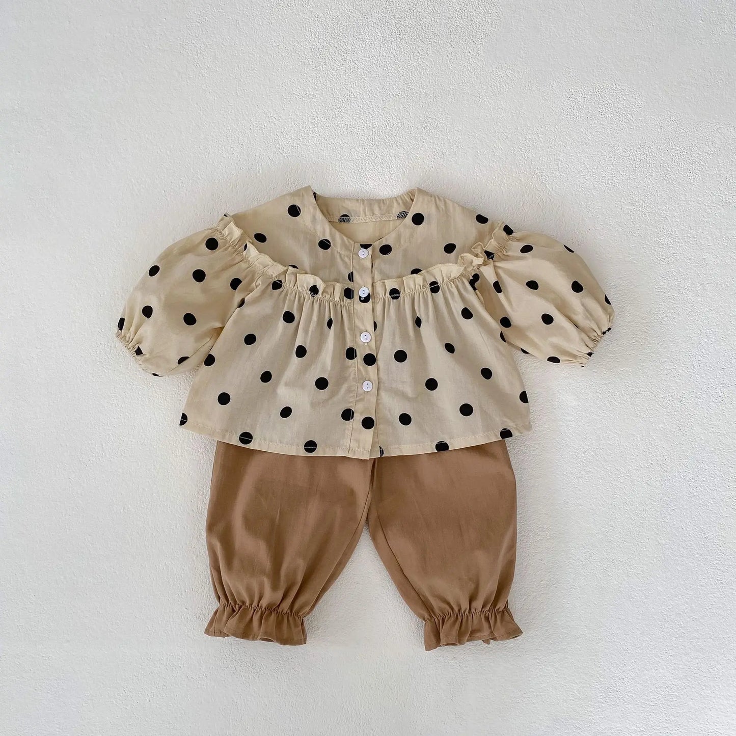 Spring and autumn baby girl top + loose trousers (tops and pants are sold separately) - I Love Goods