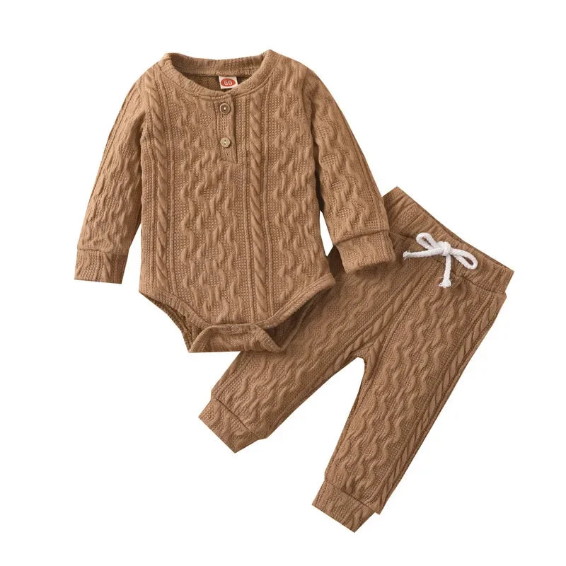 Chic Knit Baby Bodysuit Set - I Love Goods