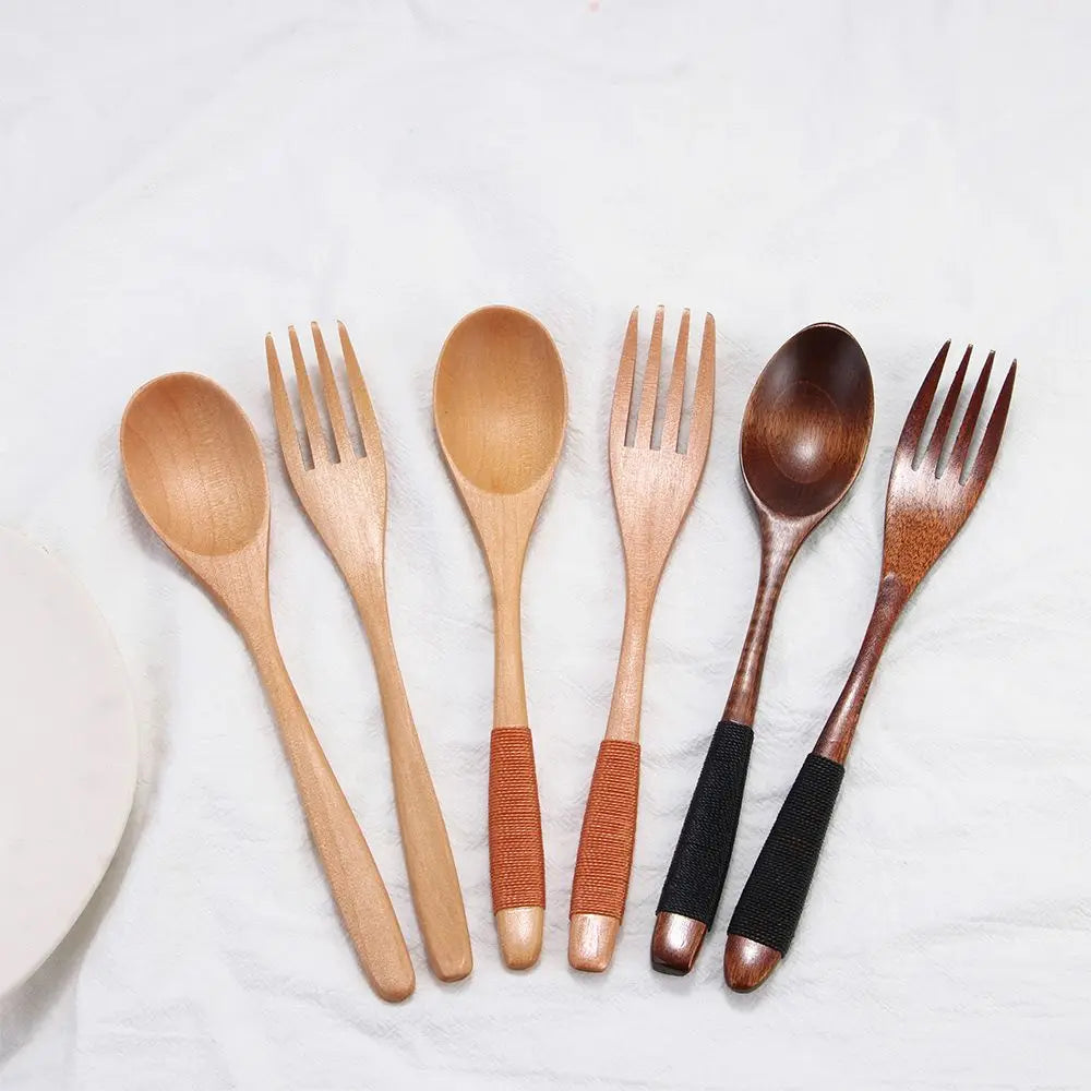 Wooden Utensil Dinner Set - I Love Goods