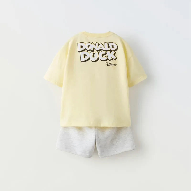 Unisex Baby Cartoon Print Clothing Set - I Love Goods