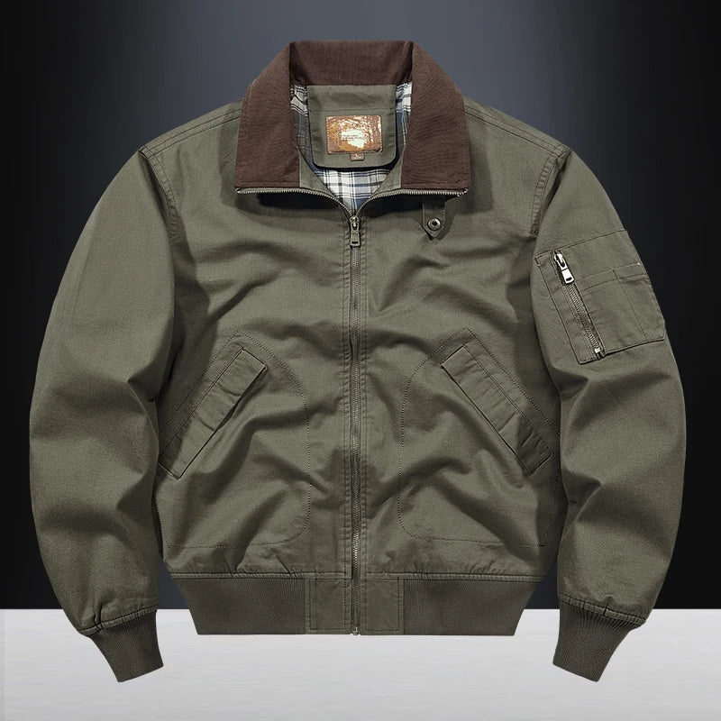 New 2025 Men's Retro Cotton Lapel Jacket - I Love Goods