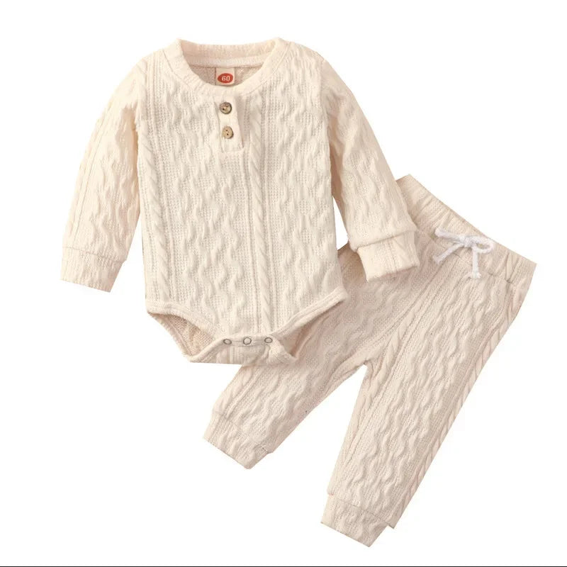 Chic Knit Baby Bodysuit Set - I Love Goods