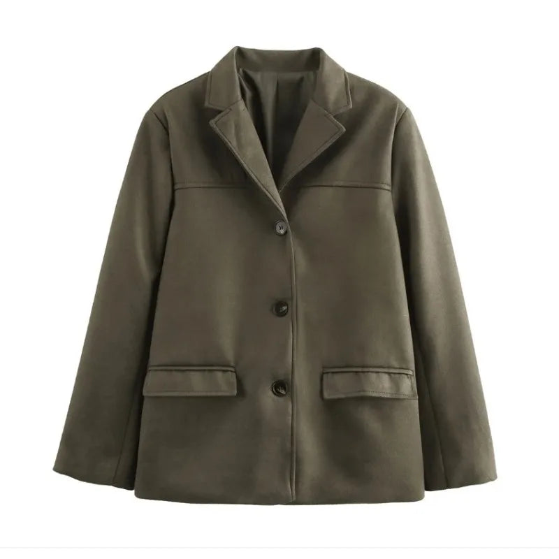 Vintage Suede Blazer for Women - I Love Goods