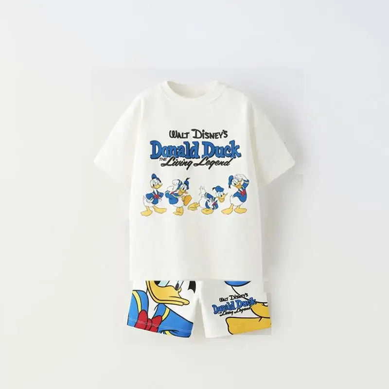 Unisex Baby Cartoon Print Clothing Set - I Love Goods