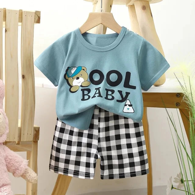 Unisex Cotton Clothes Set (Ages 1-3) - I Love Goods