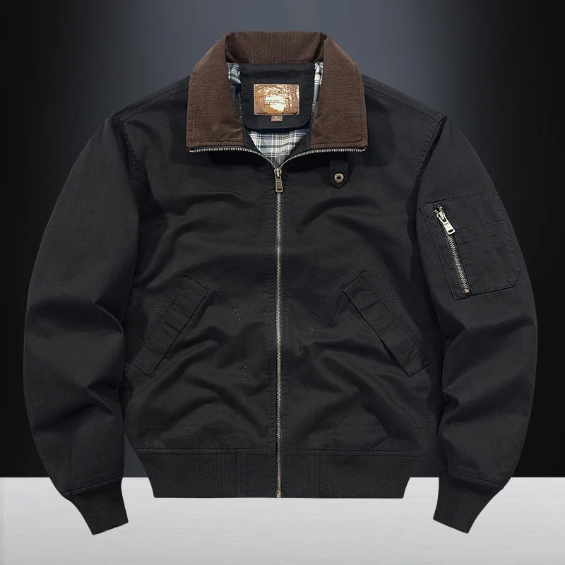 New 2025 Men's Retro Cotton Lapel Jacket - I Love Goods