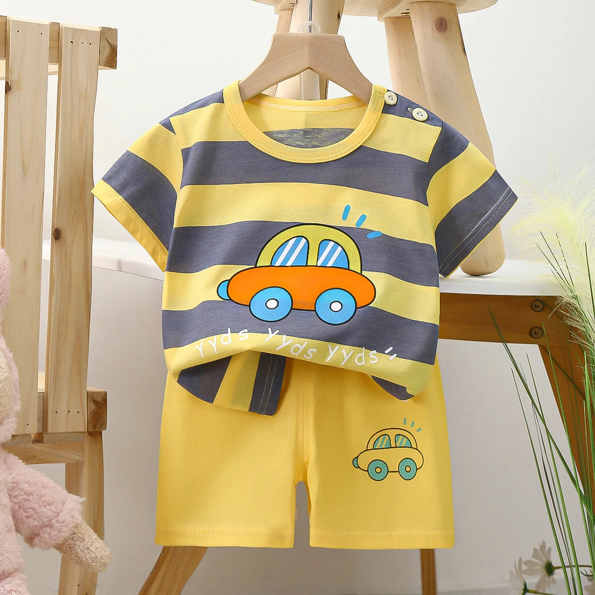 Unisex Cotton Clothes Set (Ages 1-3) - I Love Goods