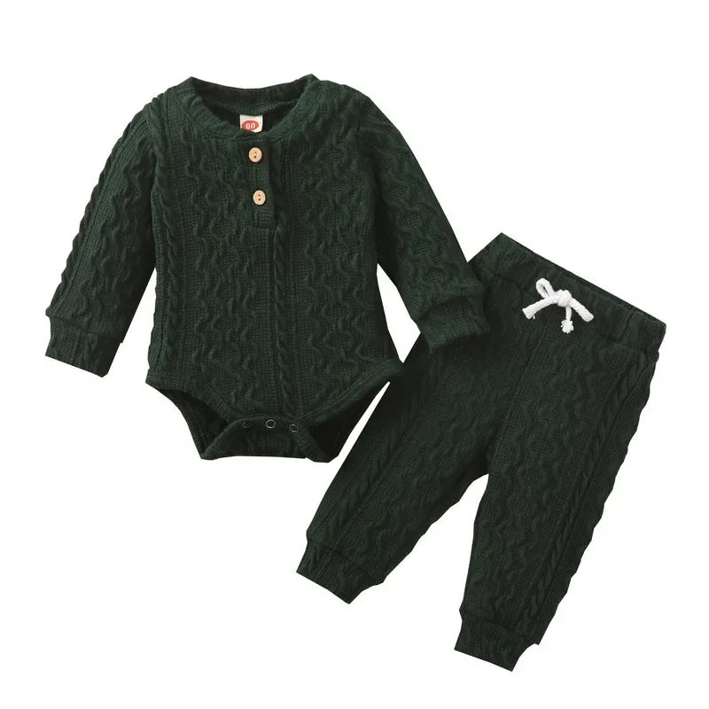 Chic Knit Baby Bodysuit Set - I Love Goods