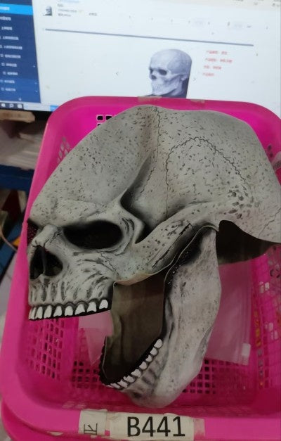 Realistic Movable-Jaw Skull Mask - I Love Goods
