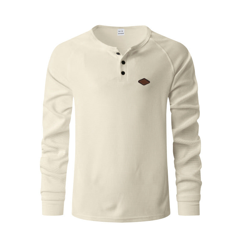 Men's Quick-Dry Waffle Henry Shirt - I Love Goods